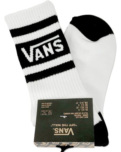 Vans Drop Socken 1er Pack weiß - Schwarz