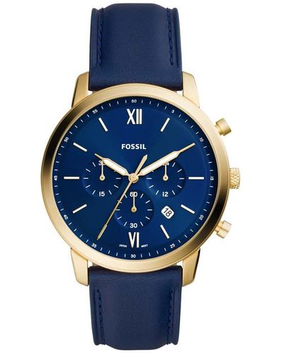 Fossil Watch For Neutra Chrono - Blue