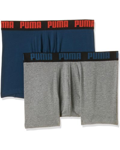PUMA Basic Boxershorts - Blauw