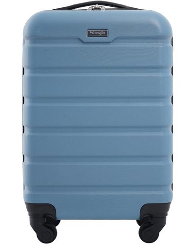 Wrangler 20" Spinner Carry-on Luggage - Blue