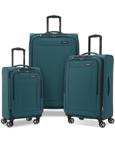 Samsonite Saire Lte Softside Expandable Luggage With Spinners | Pine Green | 2pc Set