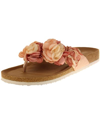Dunlop Sandalen mit Blumenmotiv - Mehrfarbig