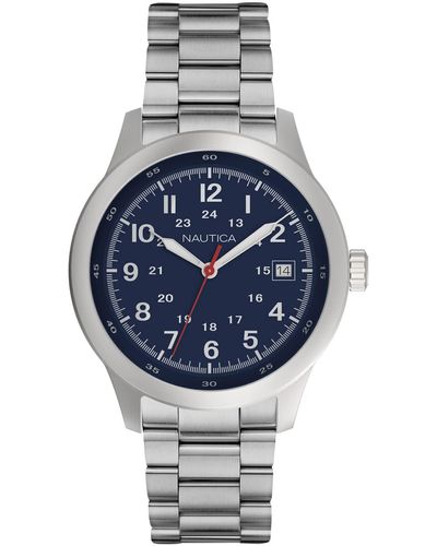 Nautica Cruise Nct 1 NAPNTI805 Blue Stainless-Steel Quartz Fashion Watch - Blau