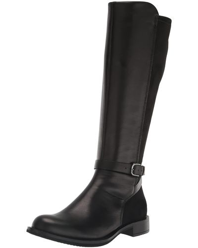 Ecco Sartorelle 25 Tall Leather Boot Size - Black