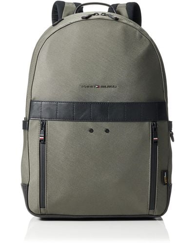 Tommy Hilfiger Sac À Dos TH Elevated 1985 Backpack Bagage À Main - Gris