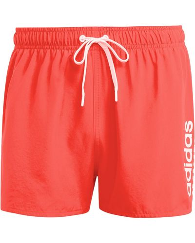 adidas Essentials Logo Clx Shorts - Red