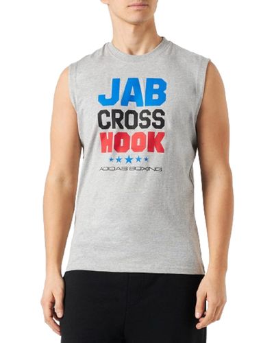 adidas Boxing JCH Sleeveless T-Shirt - Gris