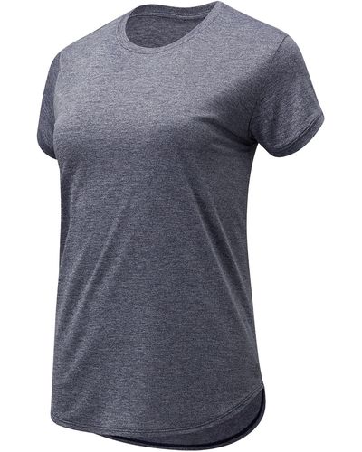 New Balance Sport Core Heather T-shirt - Grijs