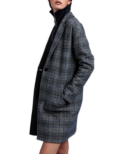 GANT Overcoats Regular Fit Grey in Size Small - Schwarz