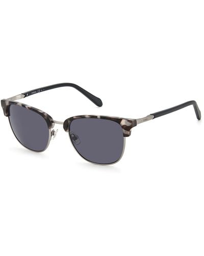 Fossil Male Sunglass Style Fos 2113/g/s Square - Black