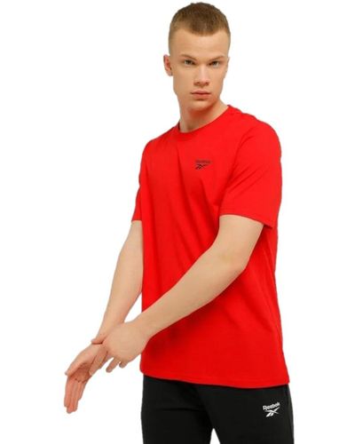 Reebok T-shirt Met Korte Mouwen Identity Logo - Rood