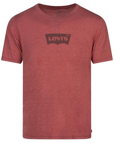 Levi's Graphic Crewneck Tee Reds - Pink