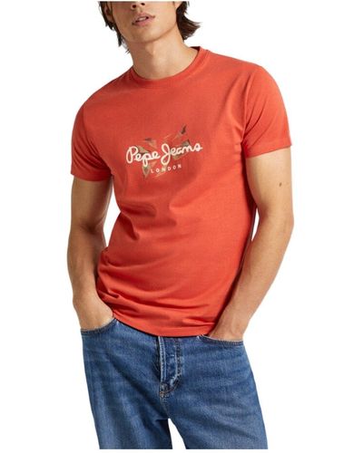 Pepe Jeans Compter T-Shirt - Rouge