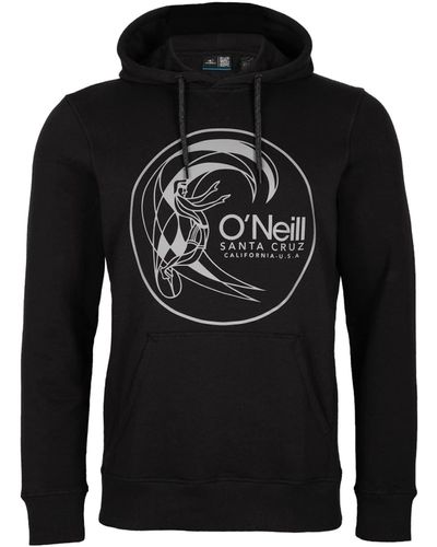 O'neill Sportswear Circle Surfer Hoodie Sweatshirt Leisure And Sports T-shirt - Black