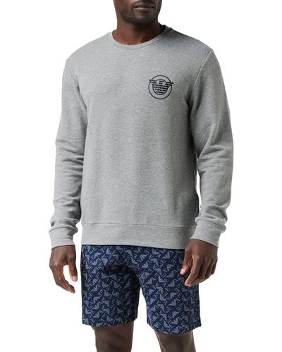 Emporio Armani Underwear Sweater Comfort Stretch Terry Sweatshirt - Grau