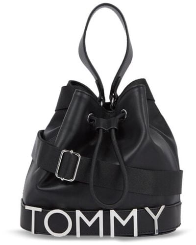 Tommy Hilfiger Tjw Bold Bucket Bag Bag - Black