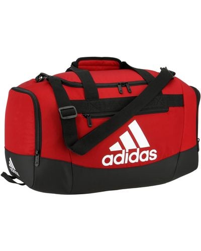 adidas Adult Defender 4 Small Duffel Bag - Red