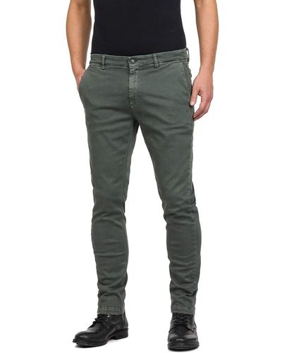 Replay Zeumar Slim Jeans - Schwarz