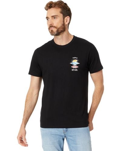 Rip Curl Search Icon Short Sleeve T-shirt 2XL - Nero