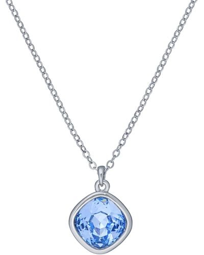 Ted Baker London Crastel Crystal Pendant Necklace For - Blue