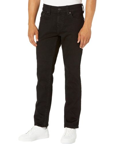 True Religion Geno Slim Straight Jeans - Schwarz