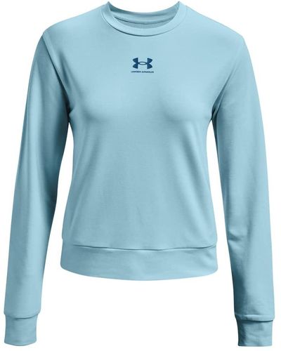 Under Armour Rival Terry Crew - Blue