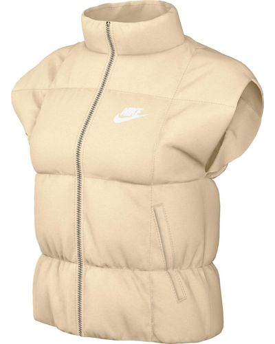 Nike W Nsw Tf Thrmr Clsc Vest Jacket - Naturel