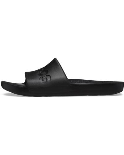 Crocs™ Slide Sandaal - Zwart