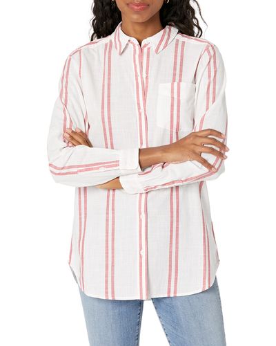 Goodthreads Washed Cotton Popover button-down-shirts - Mehrfarbig