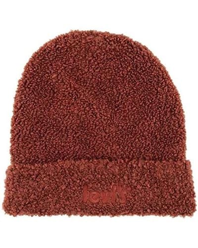 Levi's Cosy Beanie Hat - Red
