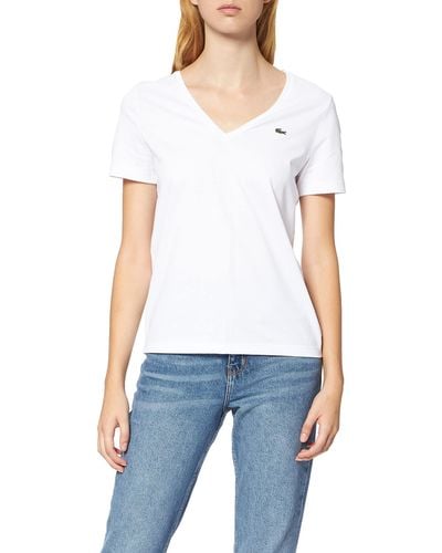 Lacoste Tf8392 T-Shirt - Bianco