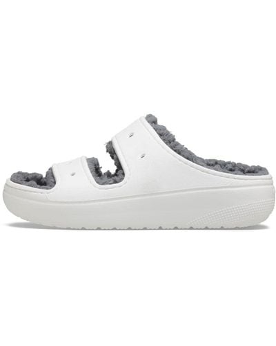 Crocs™ Classic Cozzzy Sandal White 9 - Zwart