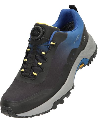 Mountain Warehouse Vibram-Softshell-Trail-Schuhe für - Fersen- und - Blau