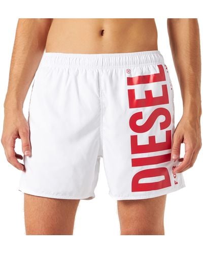 DIESEL Bmbx-wave-wf Board Shorts - White