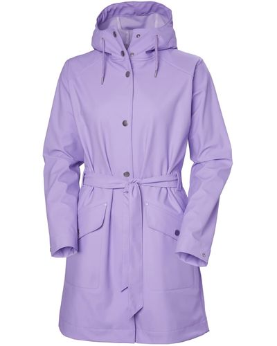 Helly Hansen W Kirkwall Ii Raincoat Coat - Purple