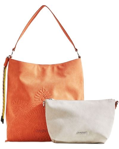 Desigual Bols_aquiles Butan Shoulder Bag - Orange