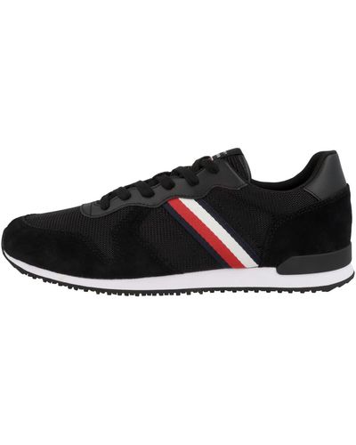 Tommy Hilfiger Iconic Mix Runner Trainers Athletic - Black