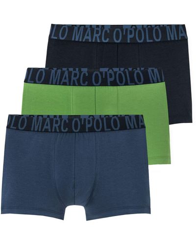 Marc O' Polo Body & Beach Multipack M-Shorts 3-Pack Retroshorts - Grün