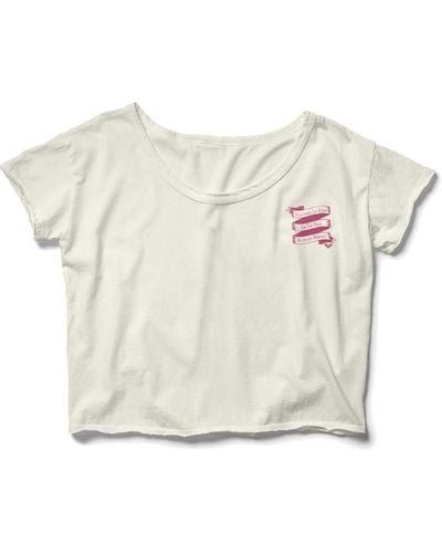 Roxy Fun in Le Sun Cropped Boyfriend T-Shirt - Neutro