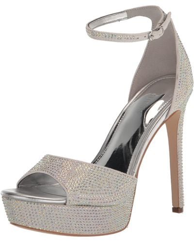 Guess Cadly Heeled Sandal - Gray