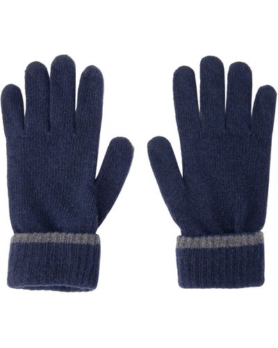 Hackett Kaschmir Handschuhe - Blau