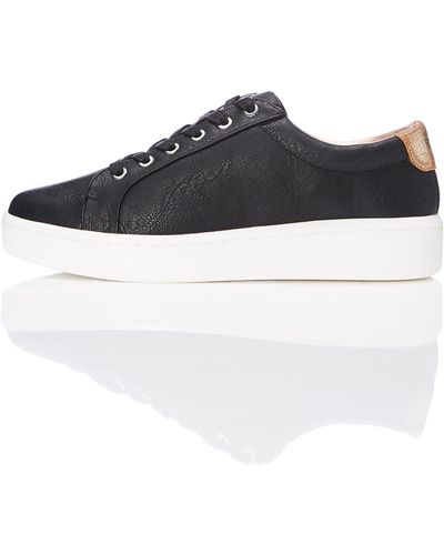 FIND 's Low Top Trainers Black 6 Uk - White