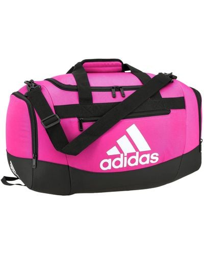 adidas Adult Defender Iv Small Duffel Bag - Pink