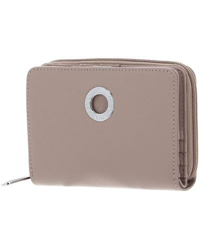Mandarina Duck Mellow Leather Wallet Reisezubehör-Brieftasche - Schwarz