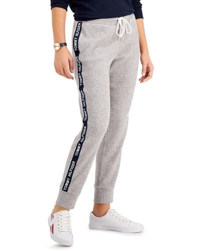 Tommy Hilfiger Trousers Knit Jogger Sportswear Bottoms - Grey