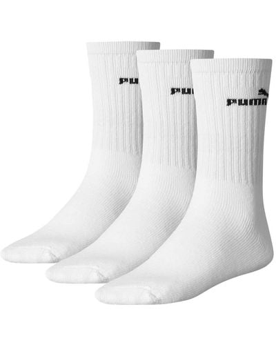 PUMA Sport Socken 3er Pack - Weiß
