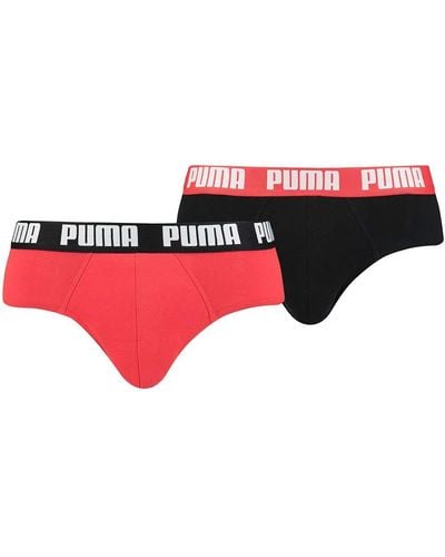 PUMA Basic Briefs - Rojo