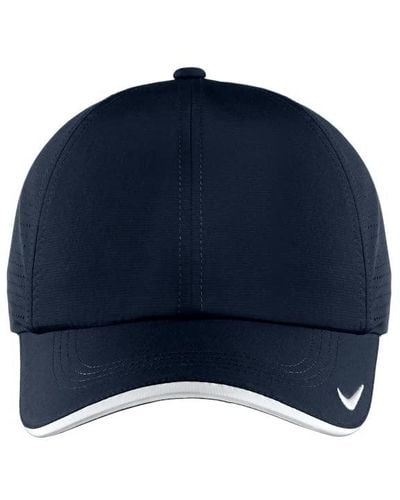 Nike Dri-FIT Swoosh Perforated Cap. - Blau