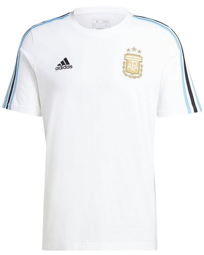 adidas Argentina Dna 23/24 Short Sleeve T-shirt 2xl - White