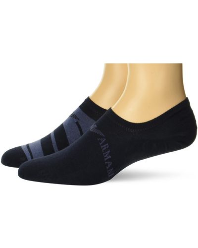 Emporio Armani Gifting 2-Pack Footie Socks - Schwarz